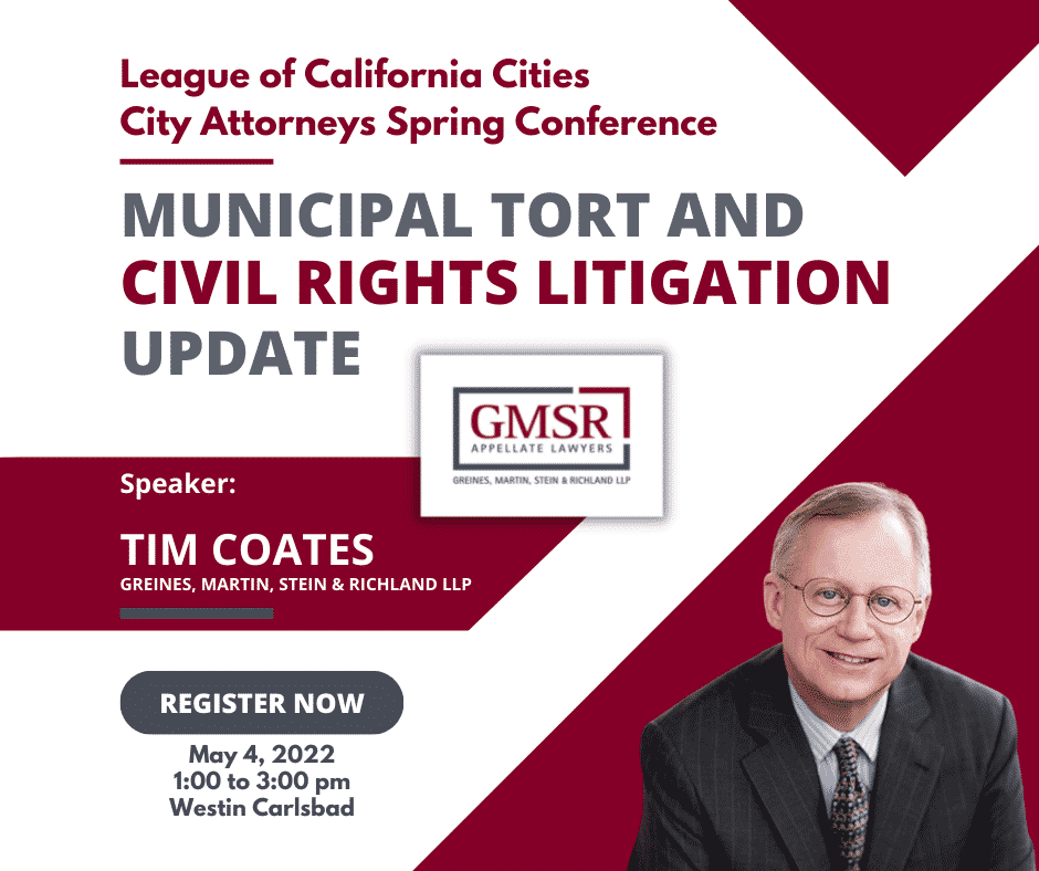 Tim Coates @ City Attorneys Spring Conference