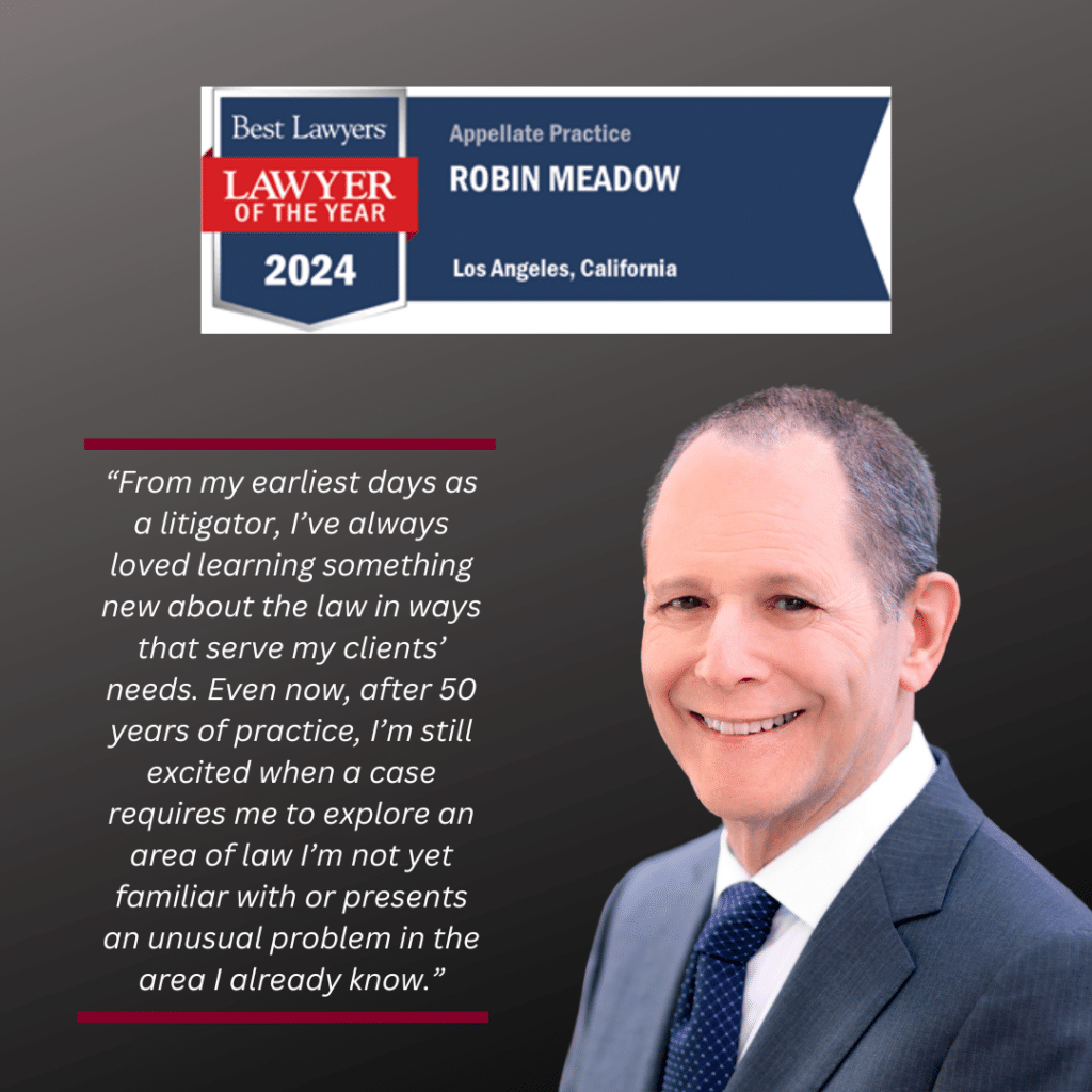 Lawyer of the Year 2024 GMSR Appellate Lawyers Los Angeles San