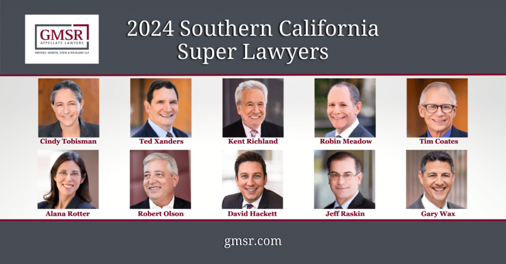 GMSR - 2024 Southern CA Super Lawyers